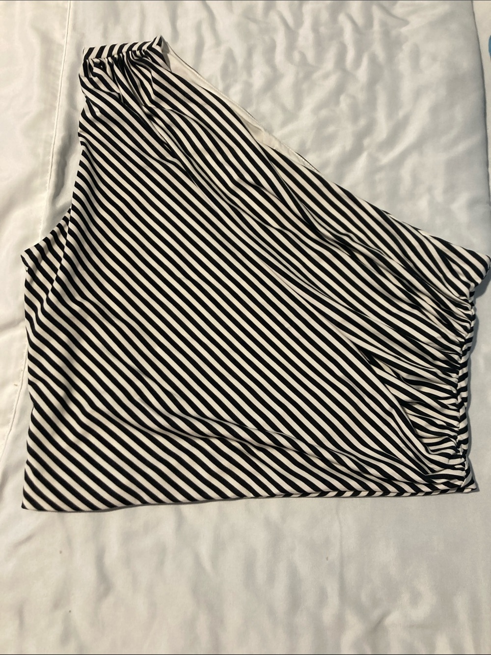 H&M White Top with Black Trim